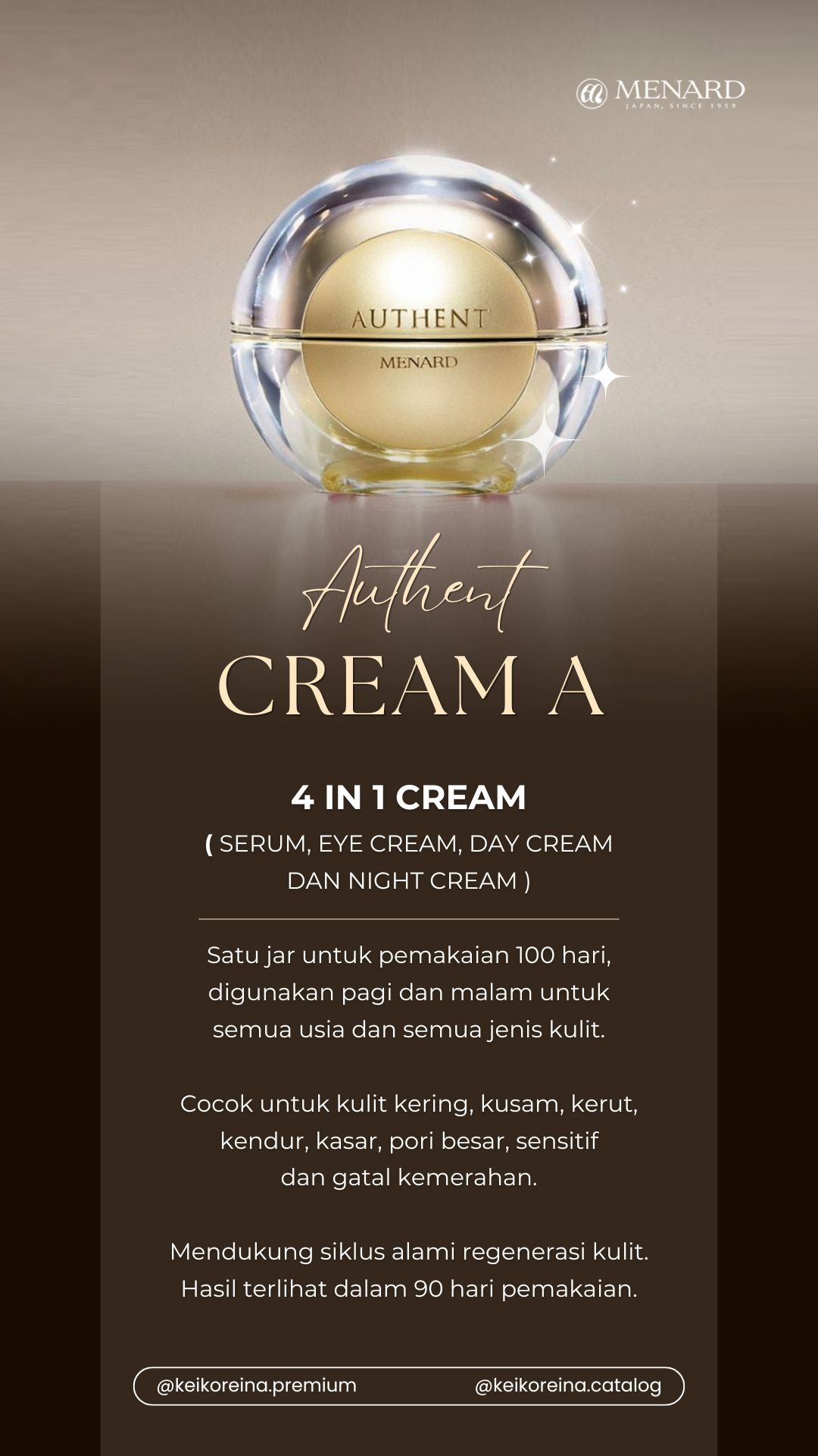 Menard Authent Cream A – Keikoreina